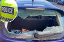 Police have closed the case involving a family's car window which was smashed at the start of the year