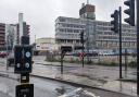 Broken traffic lights are causing disruption in Anglia Square