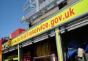 A power pylon fire has caused an obstruction on the A1151 Norwich Road in Wroxham