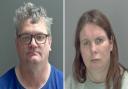 A sex offender snared by an online paedophile hunter group (L) and a woman who stabbed her partner with a butcher's knife (R) are among the criminals who have been put behind bars this week.