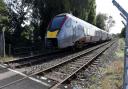 A man died after being hit by a train on the Greater Anglia line to London (file photo)