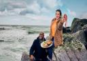 An episode of The Best of British by the Sea was shot in Norfolk. Pictured: Ainsley Harriott and Grace Dent