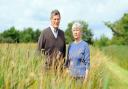 Tim Harris, pictured with his wife Geli at Catfield Fen, is campaigning to broaden a review of water abstraction licences in the Broads