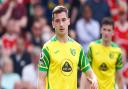 Kenny McLean was forced off in the second half of Norwich City's Man United defeat with a foot injury