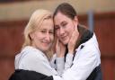 Natalia Scott delighted to be reunited with her daughter, Vika Kleomites, 23, in Norwich, after Vika fled from Kyiv, Ukraine, to the Romanian border then flying to Dublin