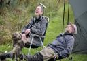 Paul Whitehouse and Bob Mortimer - two football fanatics who bond best when fishing!