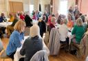 More than 200 people attended a coffee morning at Wroxham Church Hall in aid of the Disasters Emergency Committee.