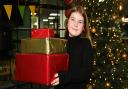 Maisie, 9, is giving 50 presents to a food bank for children to enjoy this Christmas. Pictures: Brittany Woodman