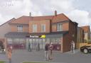 An artist's impression of how the front of the Premier store in Cadge Road, Norwich, could have looked