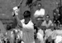 John Edrich at age 27 in action on the cricket pitch.
