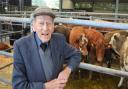 Veteran clerk David Pond has been honoured for 65 years of service to Norwich Livestock Market