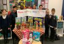 Year 3 and Year 4 pupils at West Earlham Junior School, who have set up a food bank