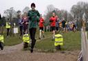 Runner and volunteer Gordon Murray taking part in Catton parkun