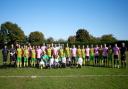 A Norwich City legends XI took on Tavern Allstars on Kayla\'s Family Fun Day at Bradenham Football Club