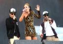 N-Dubz are rumoured to be playing Earlham Park in Norwich next year - pictured is Dappy, Tulisa and Fazer (L-R)
