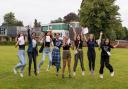 Norwich High School for Girls pupils celebrate their GCSE results