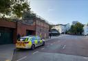 A police cordon is in place in Castle Quarter shopping centre in Norwich
