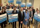 Conservative candidate Nick Rose (front, centre) has spoken about his priorities for Norwich North