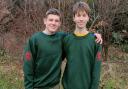 Brothers Timo and Max Stam from Eaton, Norwich are the youngest volunteers for the Wherry Yacht Charter Charitable Trust