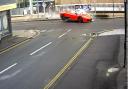 A Ferrari crashed in Norwich city centre on Sunday