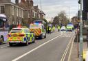 A person was hit by a bus in St Stephens Road in Norwich