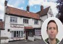 The Woodman closed suddenly in April. Inset: Councillor Richard Potter