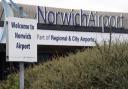 A KLM flight from London City to Amsterdam has been redirected to Norwich