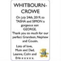 TASHA and SIMON WHITBOURN - CROWE