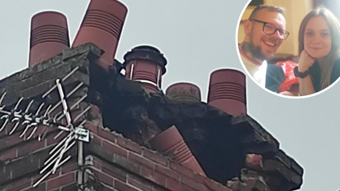 Norwich family’s chimney crumbling in Tillett Road, NR3