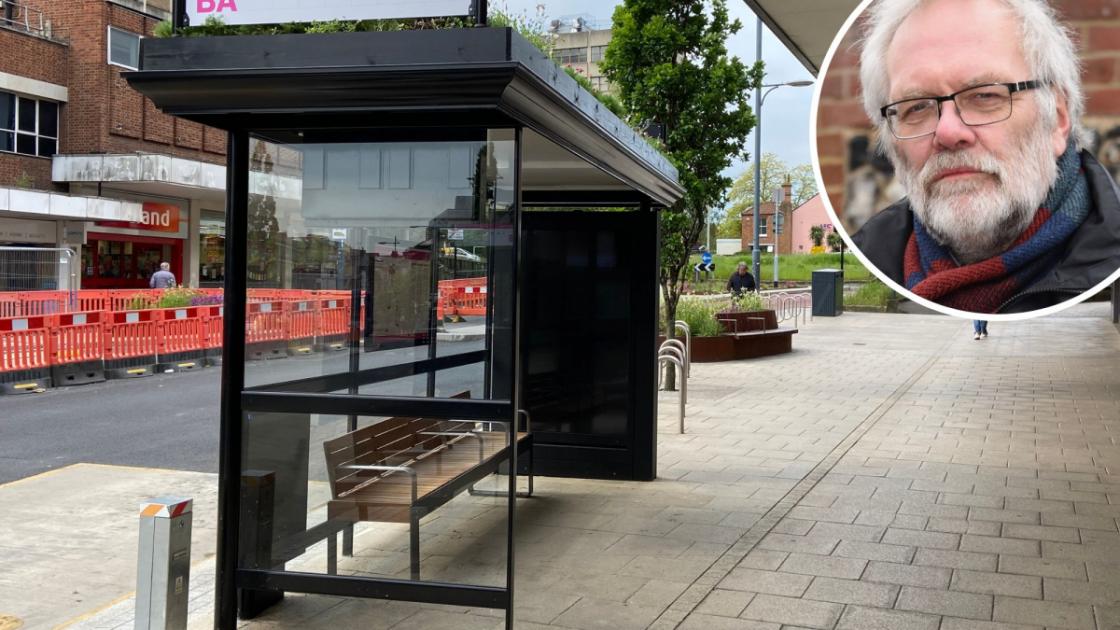 St Stephens Road bus stop saga continues with digital board