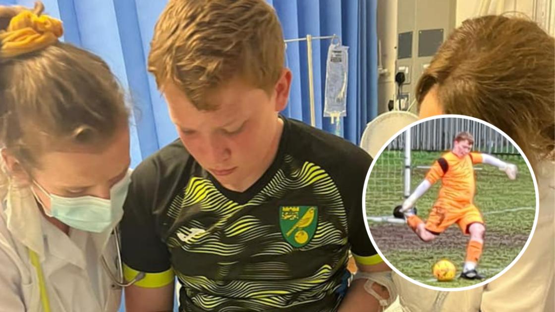 Teen from Thetford has stroke hours after playing football