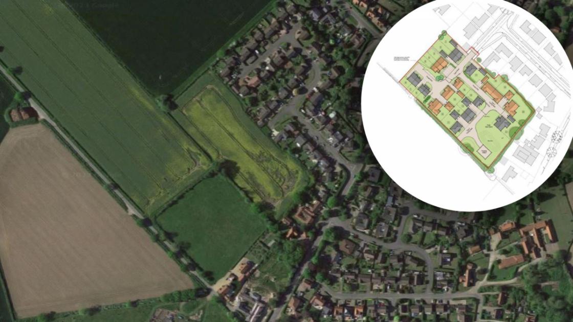 Plans lodged for 21 new homes in Tacolneston near Wymondham 