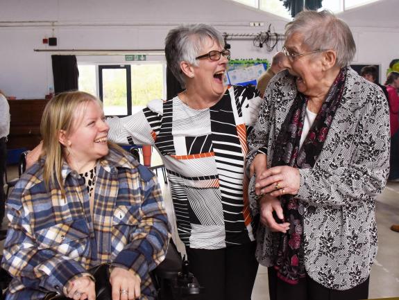 Norwich Evening News: Brenda Moore celebrates her retirement from Nelson Infant School with Marie Cockman, left, her first one to one pupil, and former deputy head Brenda Smith Norwich Evening News: Brenda Moore celebrates her retirement from Nelson Infant School with Marie Cockman, left, her first one to one pupil, and former deputy head Brenda Smith