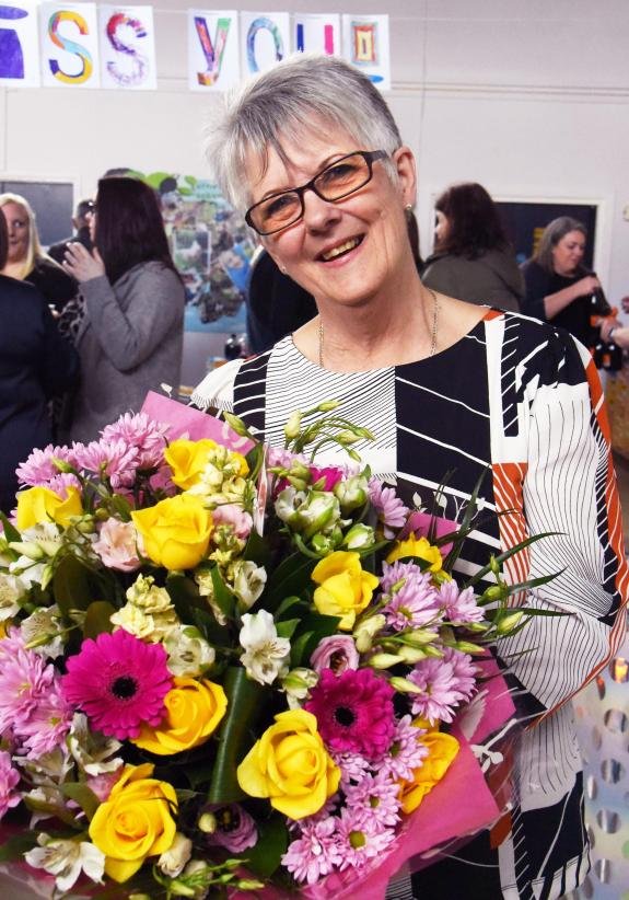 Norwich Evening News: Nelson Infant School business manager, Brenda Moore, celebrates her retirement after 34 years Norwich Evening News: Nelson Infant School business manager, Brenda Moore, celebrates her retirement after 34 years