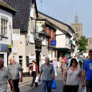 Shoppers in Diss, south Norfolk. A potential £80m of investment could have been bid for by Broadland and South Norfolk councils, to regenerate high streets and improve cultural assets.