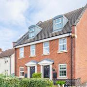 This property on Hornbeam Drive, Dereham is a three-bed semi-detached
