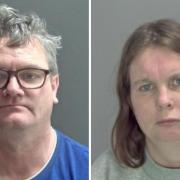 A sex offender snared by an online paedophile hunter group (L) and a woman who stabbed her partner with a butcher's knife (R) are among the criminals who have been put behind bars this week.