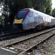 A man died after being hit by a train on the Greater Anglia line to London (file photo)