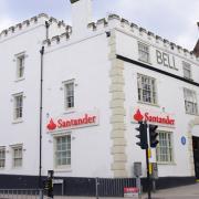 The Santander branch in Orford Hill, Norwich