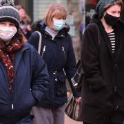 People out and about in Norwich wearing masks at the height of the pandemic