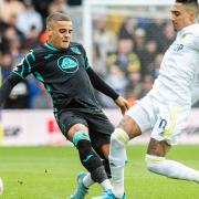 Max Aarons was replaced in the closing stages of Norwich City's loss at Leeds