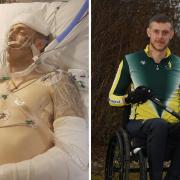 Shaun Cook, from Bintree, near Dereham, has hopes of making it to the Paralympics after a devastating motorbike accident
