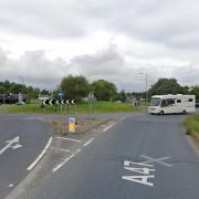 The A47 at the Acle Roundabout is closed in both directions following a police incident in the early hours of Tuesday morning