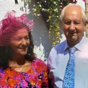 Irena and Roy Brister outside Blue Cedar Lodge Guest House in Earlham Road, Norwich, in July 2018.