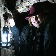 Lisa Willett, customer experience director at The Shoebox Community Hub, is one of the guides for the Lantern Light Underground Tour in Norwich.