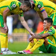 Norwich City's on loan midfielder Mathias Normann will miss another Premier League game at Tottenham due to his pelvic issue