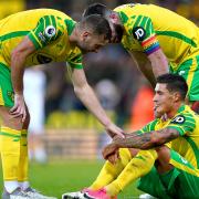 Norwich City's on-loan midfielder Mathias Normann was forced off against Wolves with the pelvic issue he has been managing