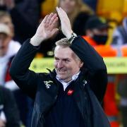 Head coach Dean Smith thanks the Carrow Road faithful after his victorious start to life at Norwich City