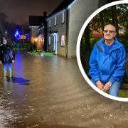 Ivan Lee and Jon Riley, from Horsford, are seriously worried about flooding in the run up to winter after last year's downpours