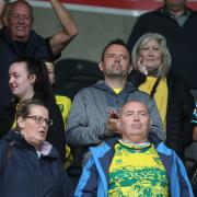 Around 50 Norwich supporters were at St James' Park for a friendly against Newcastle earlier this month